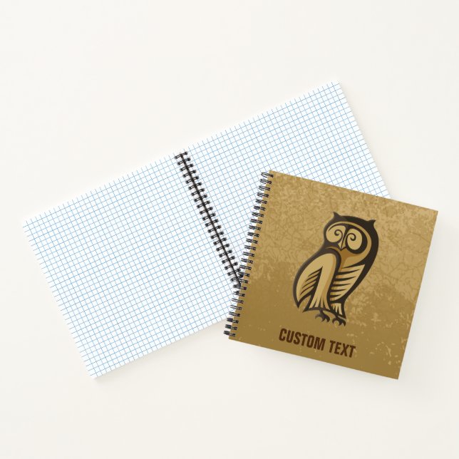 Owl Symbol Colour Notebook (Inside)