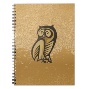 Owl Symbol Colour Notebook