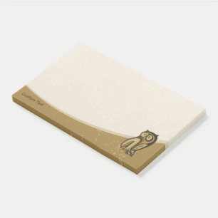 Owl Symbol Colour Post-it Notes