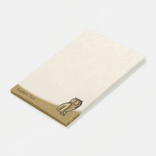 Owl Symbol Colour Post-it Notes