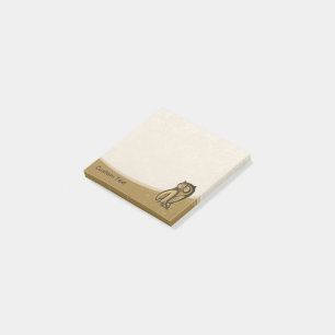 Owl Symbol Colour Post-it Notes