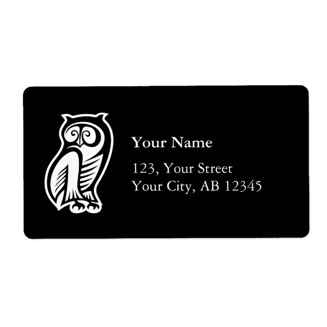 Owl Symbol White (Front)