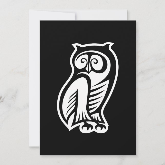 Owl Symbol White (Front)