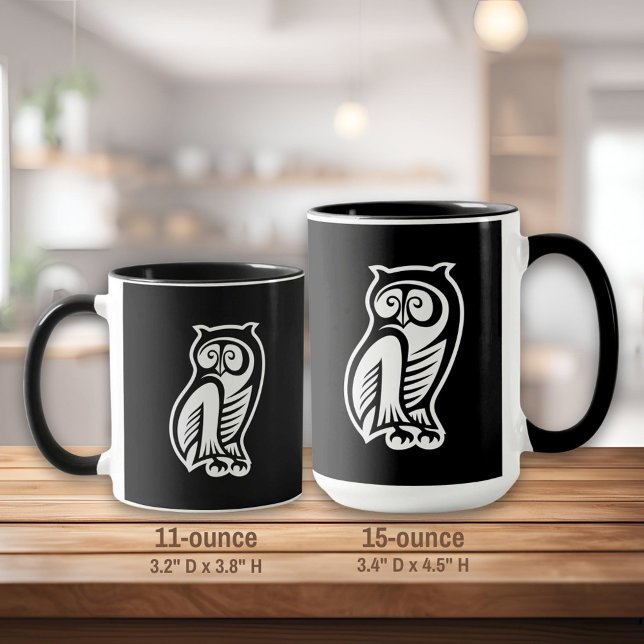 Owl Symbol White Mug (Creator Uploaded)