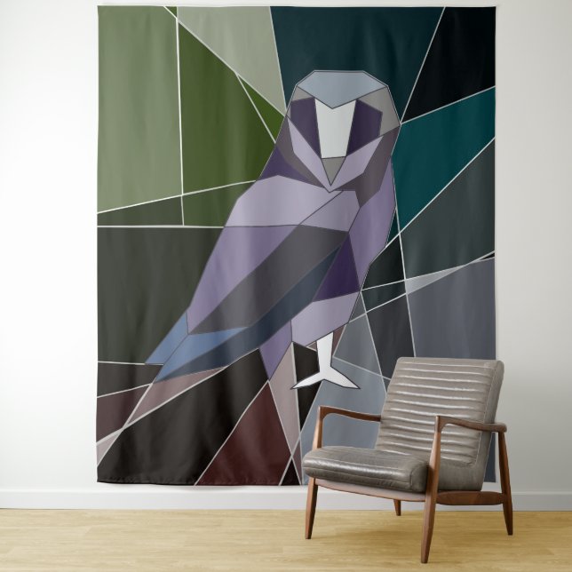 owl tapestry (In Situ)