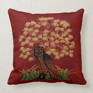 Owl Tapestry Cushion