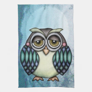 Owl Tea Towel