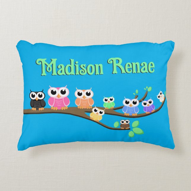 "Owl Together Now" Decorative Cushion (Front)