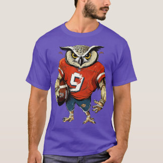 Owl Touchdown American T-Shirt