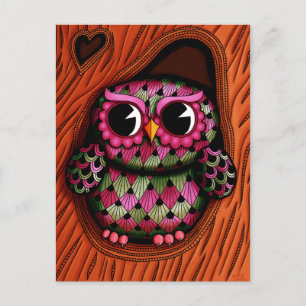 Owl Tree Postcard