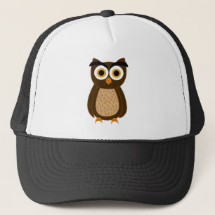 owl trucker hat