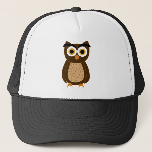 owl trucker hat (Front)
