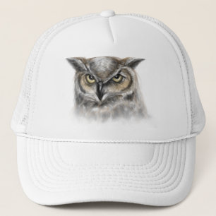 owl trucker hat