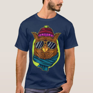 Owl Tshirt Kids Men Women Nocturnal Night Sleep