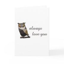 Owl Valentine's Day Funny Pun Card