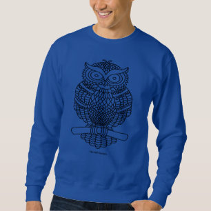 Owl (vivid) - Men's Sweatshirt