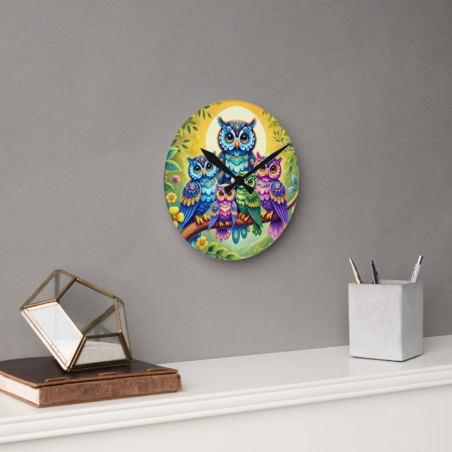 Owl wall clock (Office)