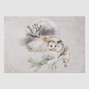 Owl Watercolor Tissue Paper