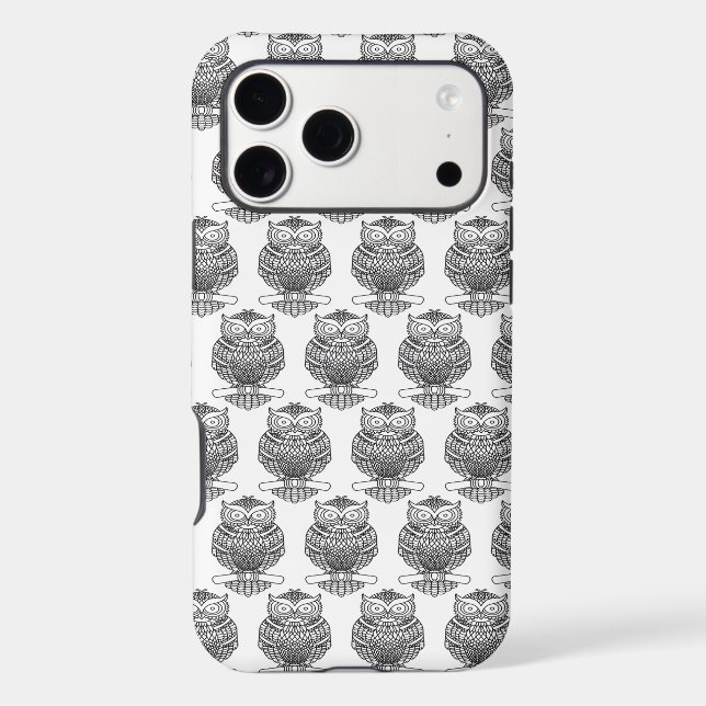 Owl (white) - iPhone Case (Back)