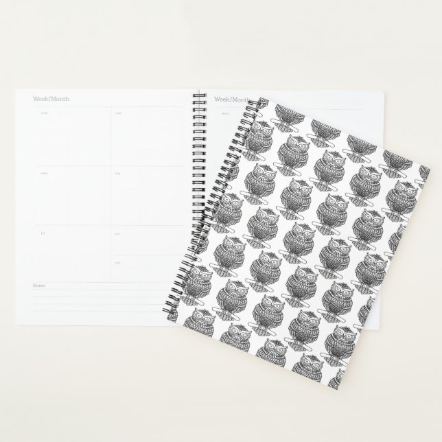 Owl (white) - Planner (Display)