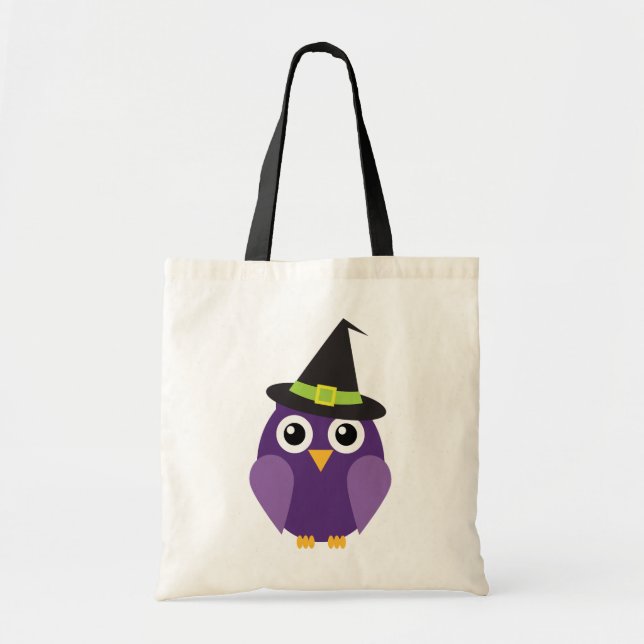 Owl with Hat Halloween Bag (Front)