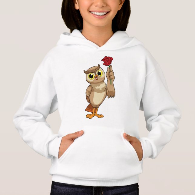 Owl with Rose (Front)