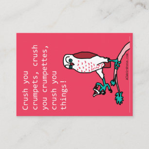 Owl with slingshot - AI Valentine Enclosure Card