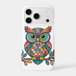 Owl with White Background-Stay Wild.Stay Colourful