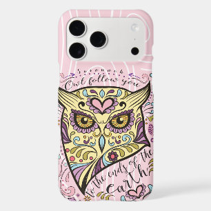 Owl Wood Grain Pattern Choose Your Colour
