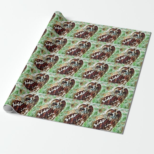 OWL WRAPPING PAPER (Unrolled)