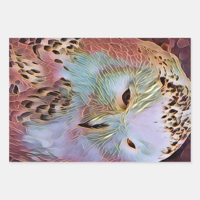 OWL WRAPPING PAPER SHEET (Front)