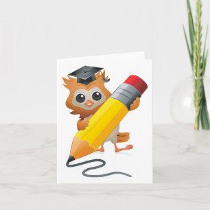 Owl Writing Card