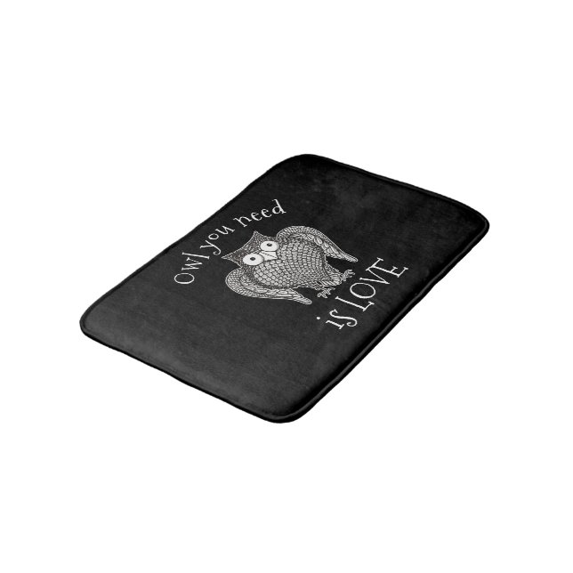 Owl you Need Bath Mat (Angled)