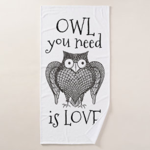 Owl you Need Bath Towel Set