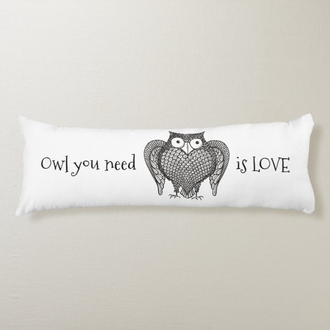 Owl you Need Body Cushion (Front)