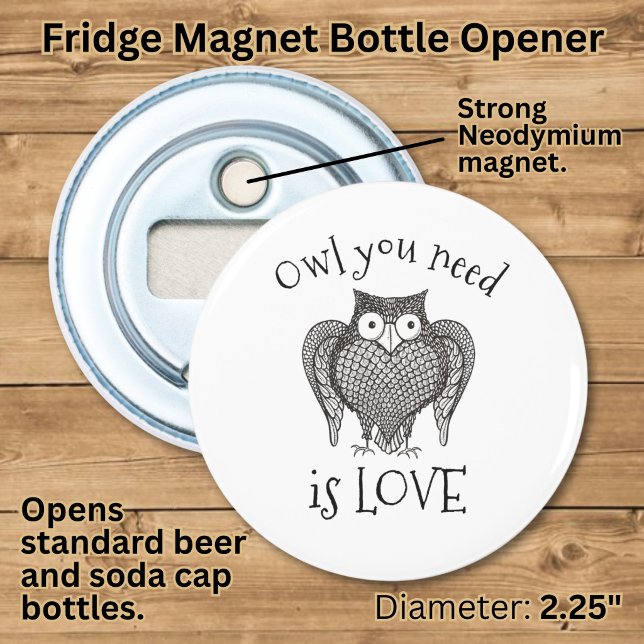 Owl you Need Bottle Opener (Creator Uploaded)
