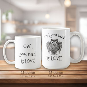 Owl you Need Coffee Mug