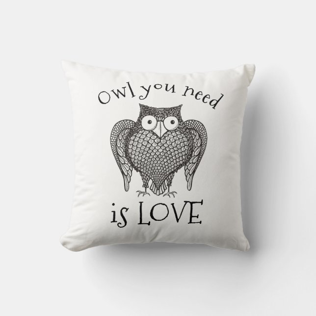 Owl you Need Cushion (Front)