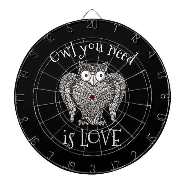 Owl you Need Dartboard (Front)