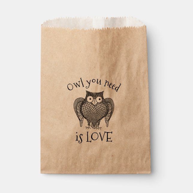 Owl you Need Favour Bag (Front)