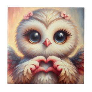 Owl You Need is Love Ceramic Tile