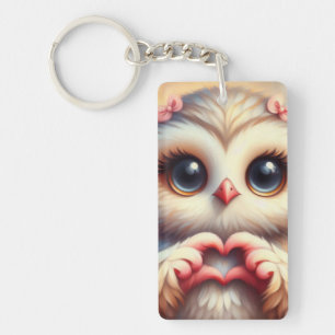 Owl You Need is Love Key Ring