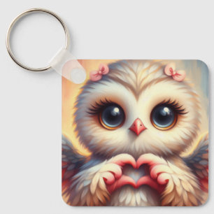 Owl You Need is Love Key Ring