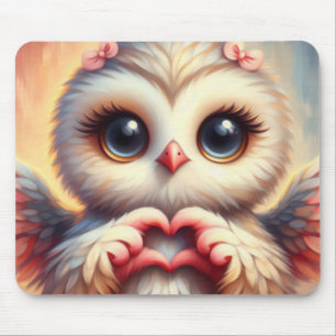 Owl You Need is Love Mouse Pad