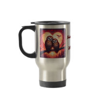 Owl You Need is Love - Personalised Travel Mug