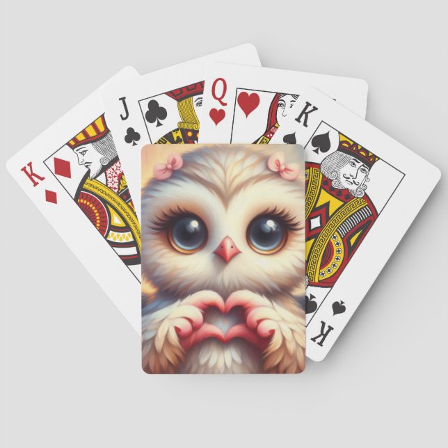 Owl You Need is Love Playing Cards (Back)