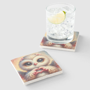 Owl You Need is Love Stone Coaster