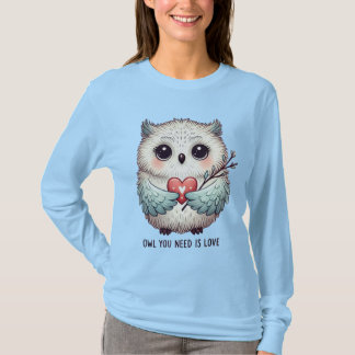 Owl You Need is Love T-Shirt Hoodie Baby Kids