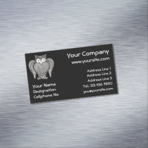 Owl you Need Magnetic Business Card