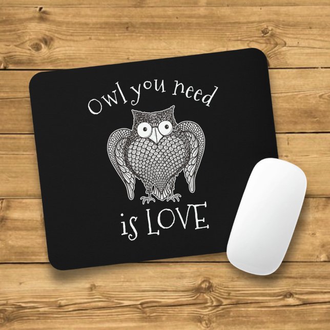 Owl you Need Mouse Pad (Creator Uploaded)